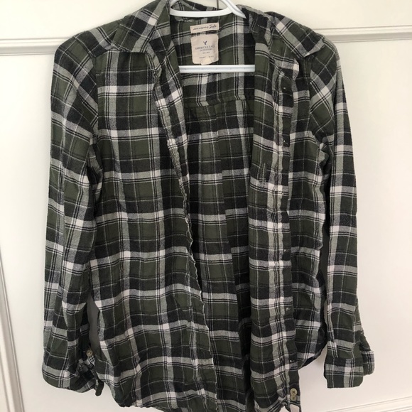 Plaid American eagle shirt - Picture 1 of 1